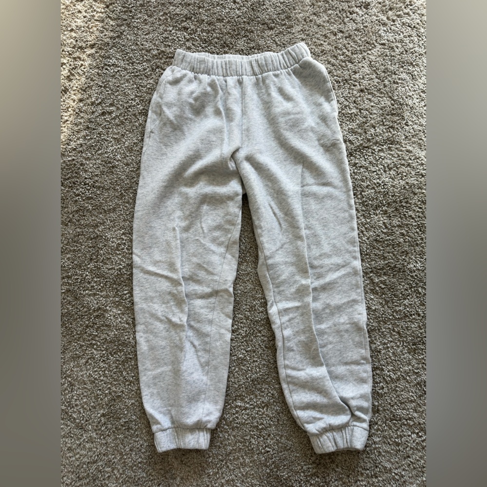 Hollister Light Grey high rise Jogger